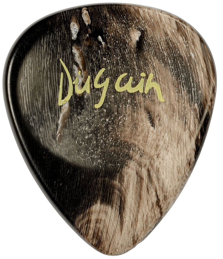 DUGAIN HANDCRAFTED 3MM BUFFALO FLAMED HORN GUITAR PICK