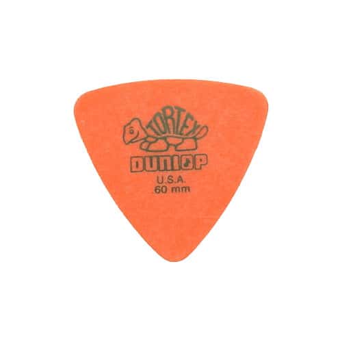 JIM DUNLOP ADU 431P60 - TRIANGLE TORTEX PLAYERS PACK - 0,60 MM (BY 6)