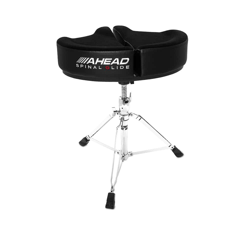 AHEAD SPG-BL-3 DRUM THRONE SPINAL-G BLACK - 3 LEG BASE