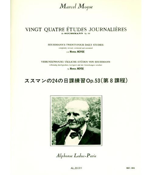 LEDUC MOYSE MARCEL - 24 ETUDES JOURNALIERES DE SOUSSMANN OP.53