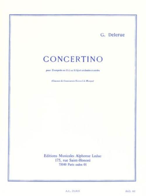 LEDUC DELERUE GEORGES - CONCERTINO - TROMPETTE & PIANO