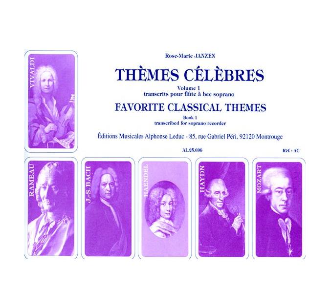 LEDUC JANZEN R. M. - THEMES CELEBRES VOL 1 - FLB SOPRANO