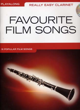 WISE PUBLICATIONS REALLY CLARINET FLUTE PLAYALONG FAVOURITE FILM + CD - CLARINET