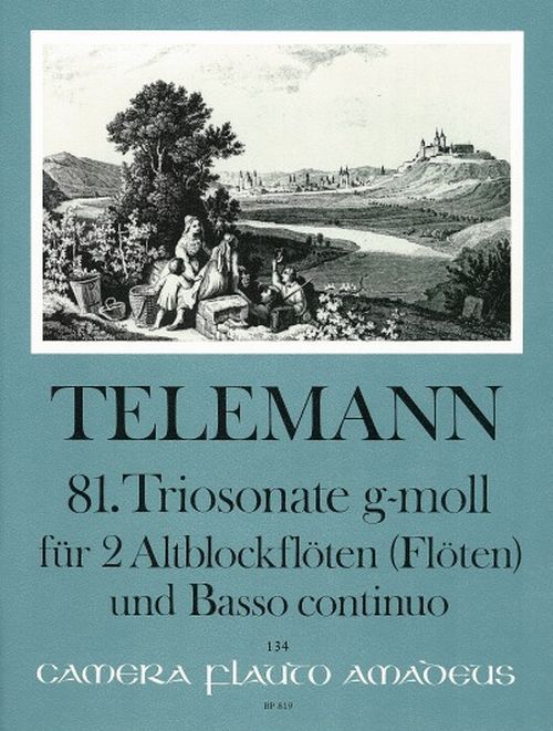 AMADEUS TELEMANN G.P. - TRIOSONATE IN G-MOLL TWV 42:e11