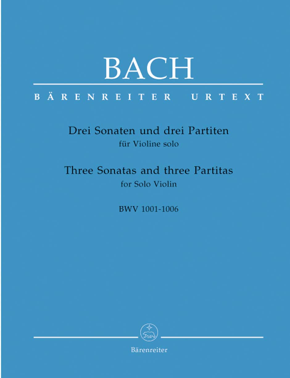 BARENREITER BACH J.S. - THREE SONATAS AND THREE PARTITAS FOR SOLO VIOLIN BWV 1001-1006