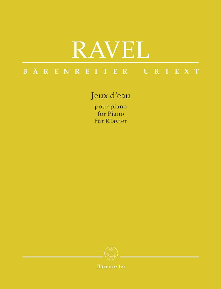BARENREITER RAVEL JEUX D'EAU - PARA PIANO