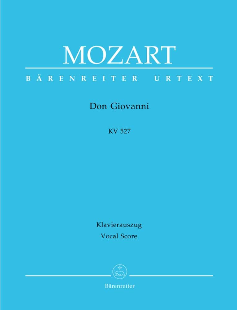 BARENREITER MOZART W.A. - DON GIOVANNI KV 527 - VOCAL SCORE