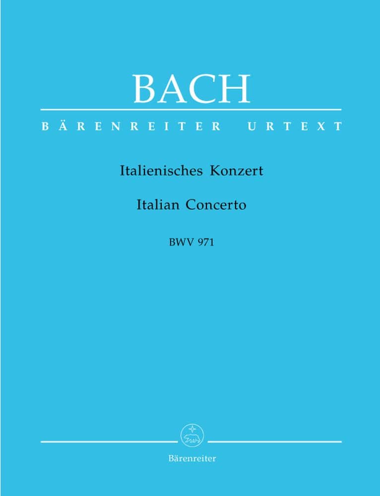 BARENREITER BACH J.S. - ITALIAN CONCERTO IN F MAJOR BWV 971