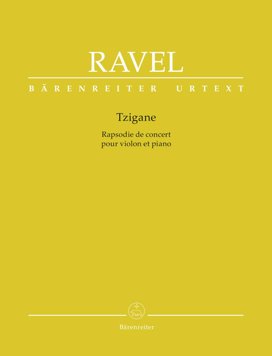 BARENREITER RAVEL MAURICE - TZIGANE - VIOLON & PIANO