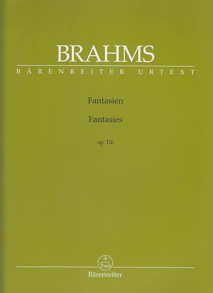 BARENREITER BRAHMS JOHANNES - FANTASIEN OP.116 - PIANO