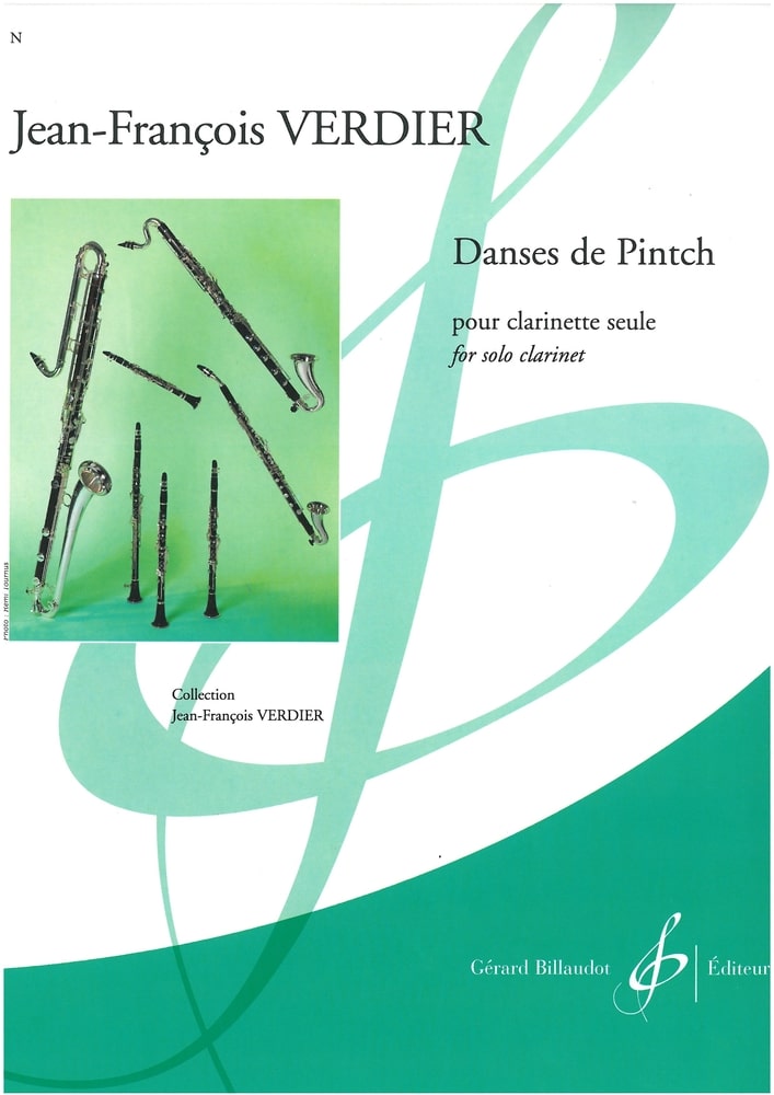 BILLAUDOT VERDIER J.F. - DANSES DE PINTCH - CLARINETTE SIB SEULE