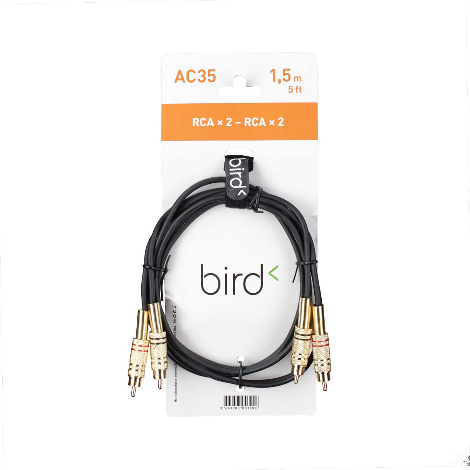 BIRD AC35 - 2 RCA / 2 RCA - 5FT