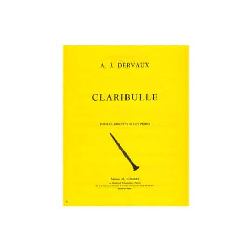 COMBRE DERVAUX ANDRE-JEAN - CLARIBULLE - CLARINETTE ET PIANO