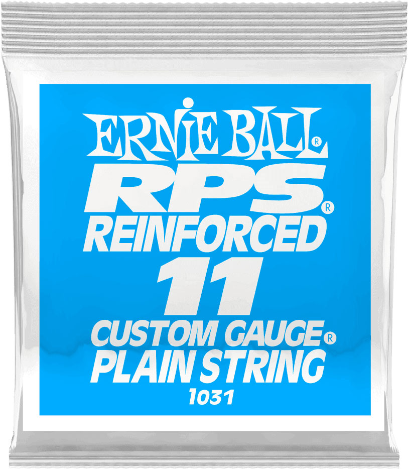 ERNIE BALL .011 RPS REINFORCED PLAIN ELECTRIC GUITAR STRINGS