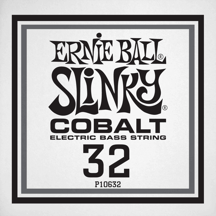 ERNIE BALL .032 COBALT WOUND ELECTRIC BASS STRING SINGLE