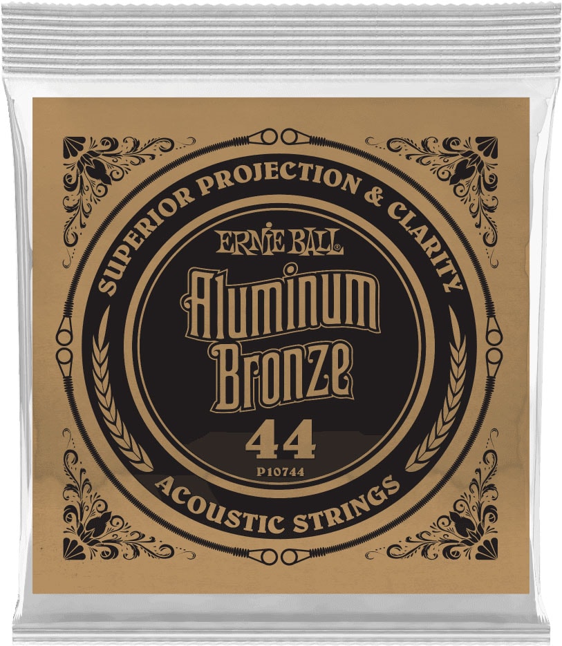 ERNIE BALL .044 ALUMINUM BRONZE WOUND ACOUSTIC GUITAR STRINGS