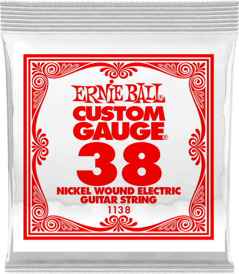 ERNIE BALL .038 NICKEL WOUND ELECTRIC GUITAR STRINGS