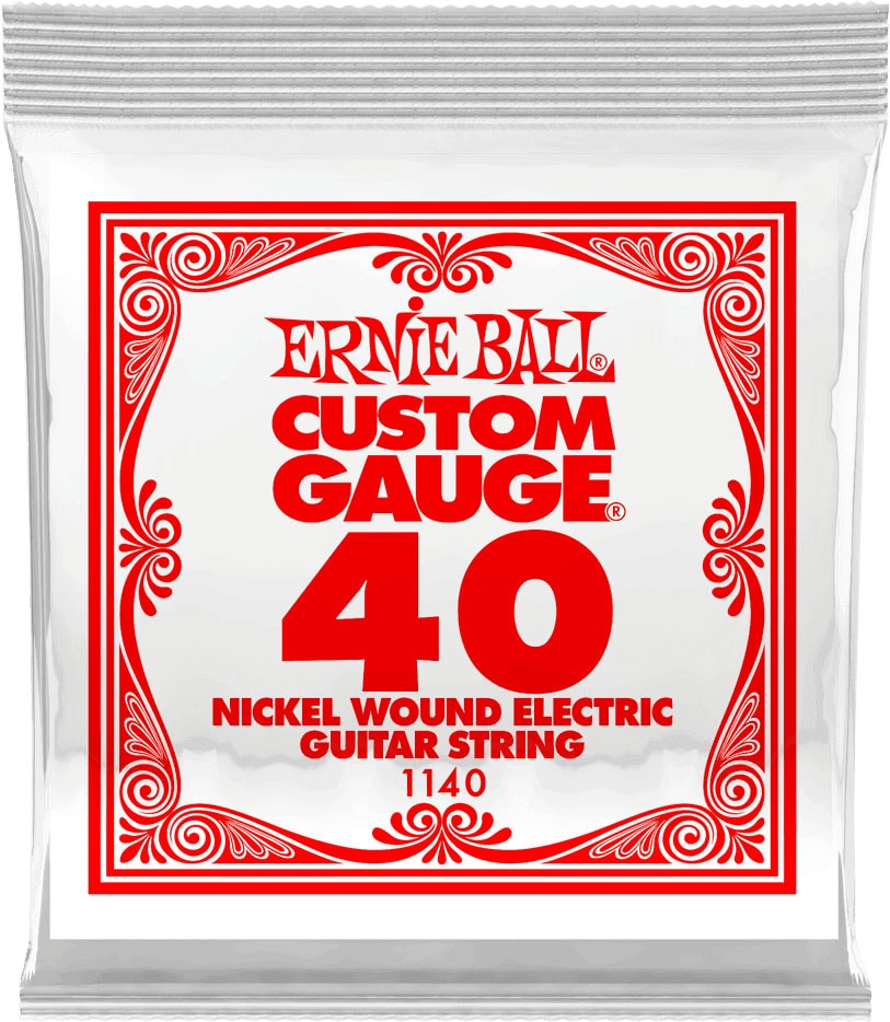 ERNIE BALL .040 NICKEL WOUND ELECTRIC GUITAR STRINGS