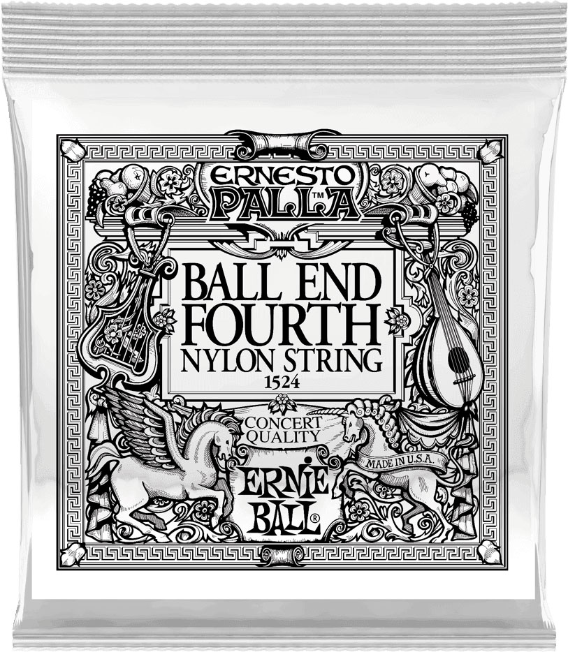 ERNIE BALL GOLD 4TH ERNESTO PALLA NYLON BALL END CLASSICAL GUITAR STRINGS