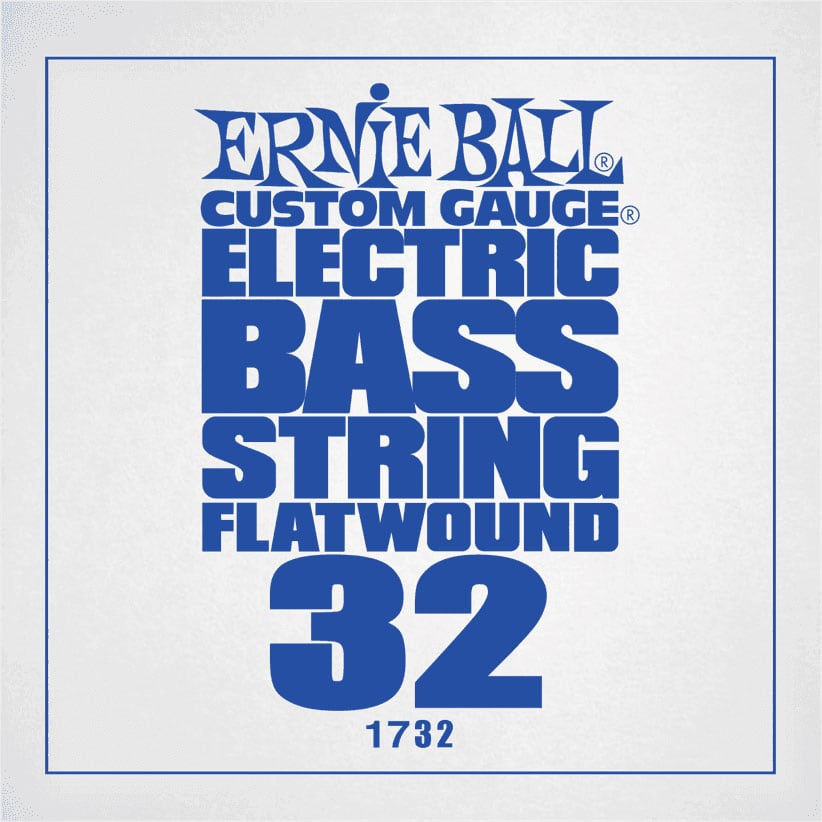 ERNIE BALL .032 FLATWOUND ELECTRIC BASS STRING SINGLE