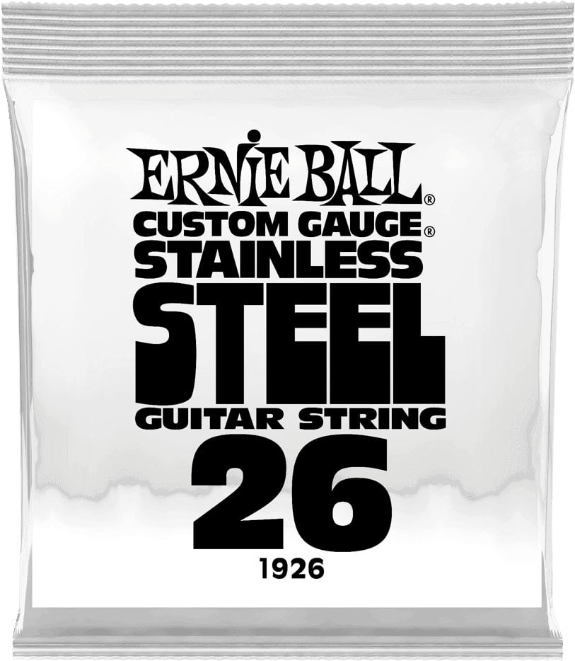 ERNIE BALL .026 STAINLESS STEEL WOUND ELECTRIC GUITAR STRINGS