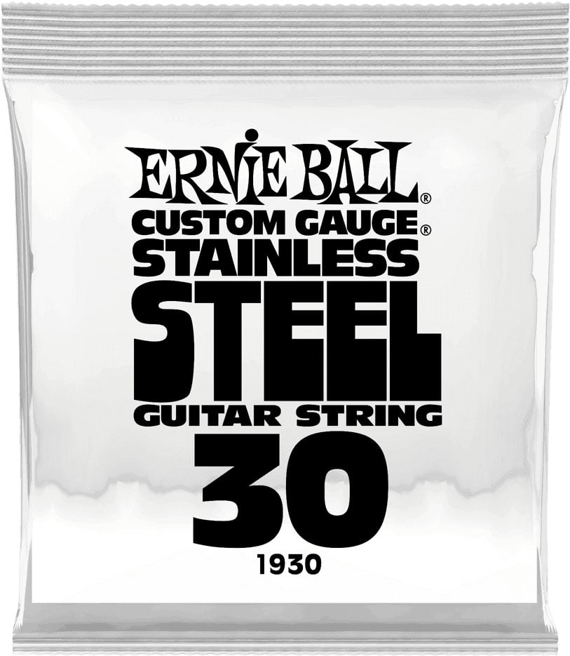 ERNIE BALL .030 STAINLESS STEEL WOUND ELECTRIC GUITAR STRINGS