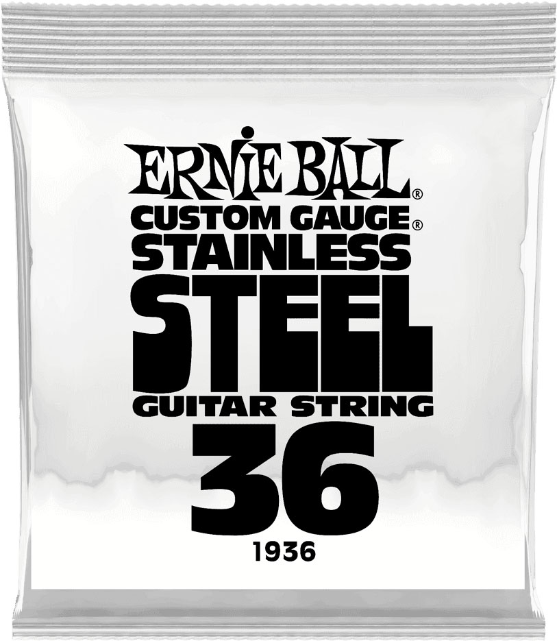 ERNIE BALL .036 STAINLESS STEEL WOUND ELECTRIC GUITAR STRINGS
