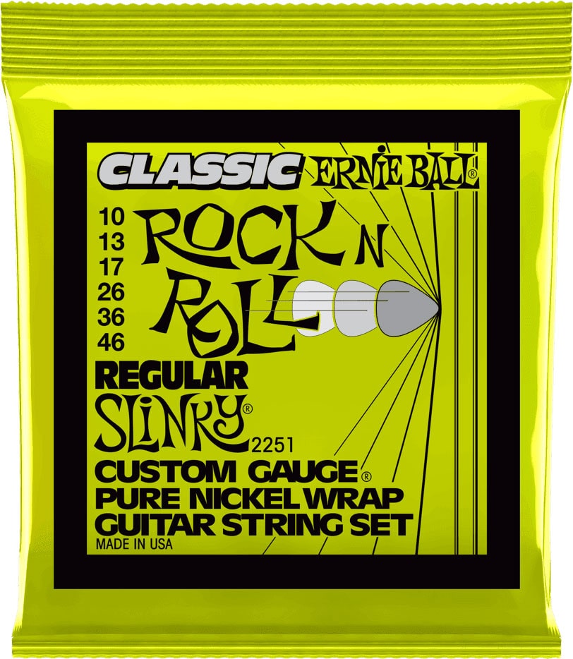 ERNIE BALL 2251 CLASSIC RNR REGULAR SLINKY 10-46