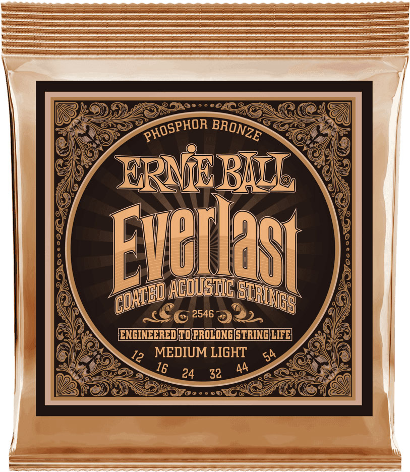 ERNIE BALL EP02546 EVERLAST PHOSPHORE BRONZE MEDIUM LIGHT 12-54