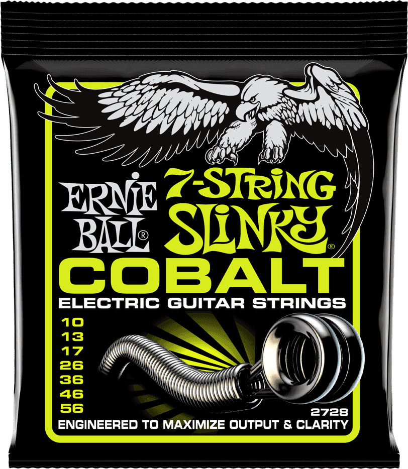 ERNIE BALL 2728 COBALT REGULAR SLINKY 7C 10-56