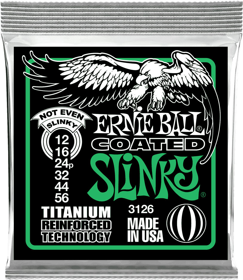 ERNIE BALL 3126 COATED SLINKY NOT EVEN SLINKY 12-56