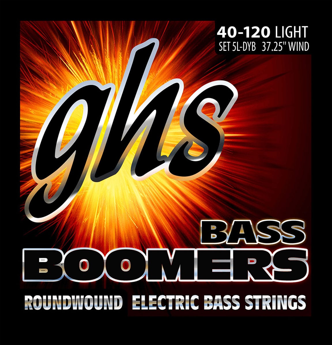 GHS BOOMERS ROUND WOUND SET LIGHT 5C 40-55-75-95-120