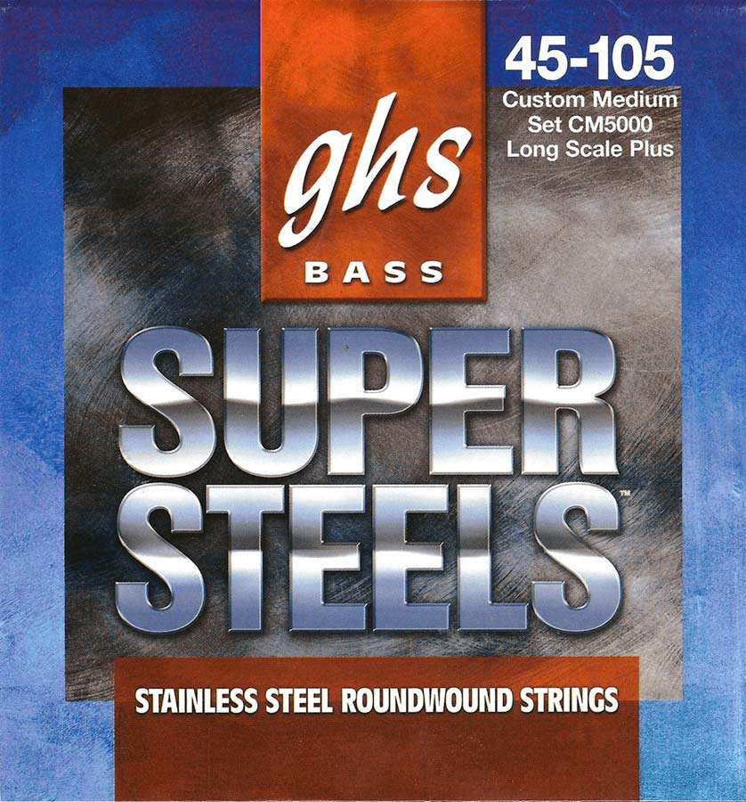 GHS CM5000 SUPER STEELS ROUND FILE CUSTOM MEDIUM SET 45-65-80-105