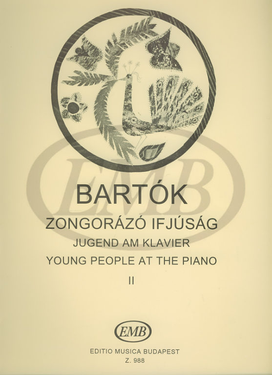 EMB (EDITIO MUSICA BUDAPEST) BARTOK B. - YOUNG PEOPLE AT THE PIANO VOL. 2 - PIANO 