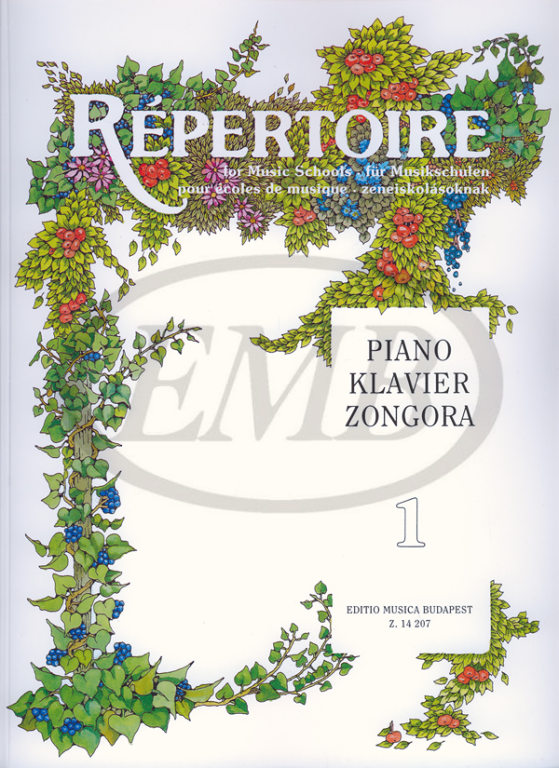 EMB (EDITIO MUSICA BUDAPEST) REPERTOIRE FOR MUSIC SCHOOLS - PIANO 1