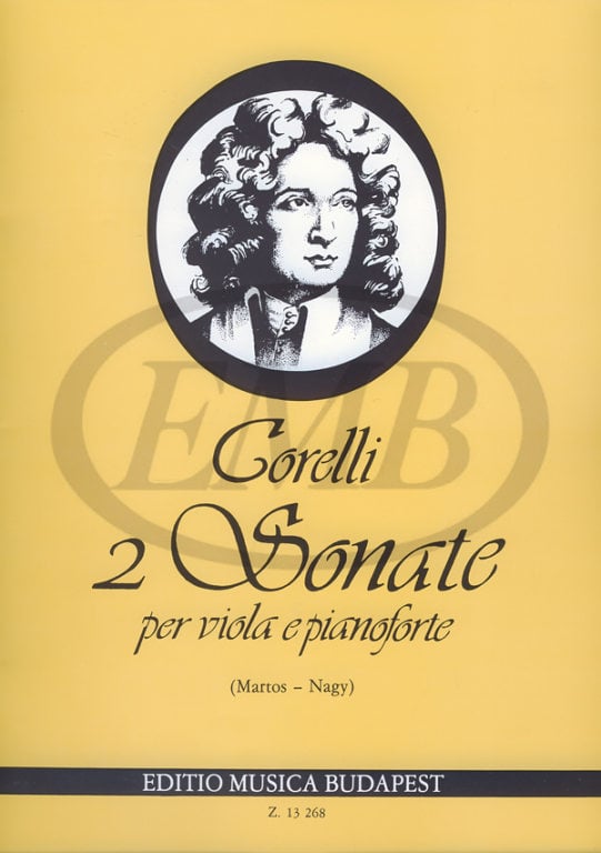 EMB (EDITIO MUSICA BUDAPEST) CORELLI A. - SONATE (2) OP. 5 N. 7 E 8 - ALTO