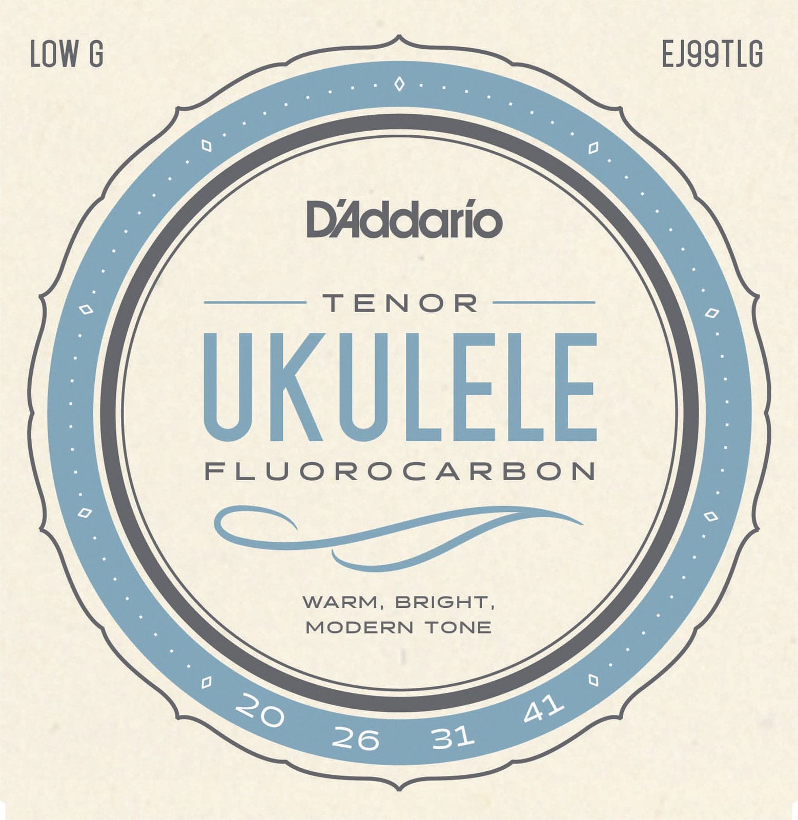 D'ADDARIO AND CO EJ99TLG STRINGS FOR UKULELE TENOR SOL GRAVE