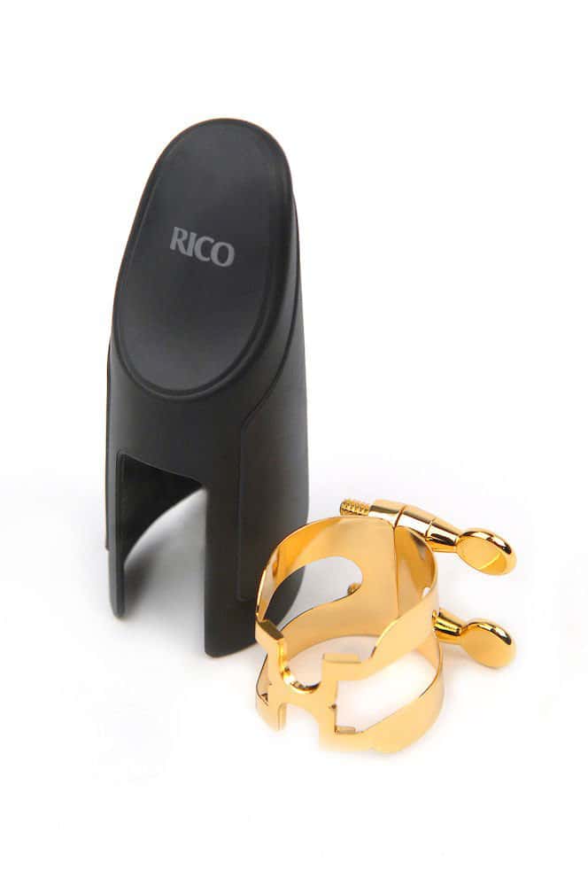 D'ADDARIO - RICO H-LIGATURE & CAP - ALTO SAX GOLD PLATED