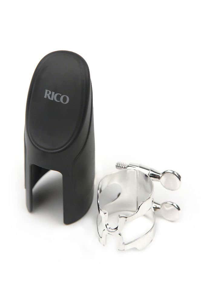 D'ADDARIO - RICO H-LIGATURE & CAP - BB CLARINET SILVER PLATED 