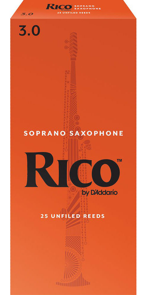 D'ADDARIO - RICO RIA2530 - RICO CANAS SAXOFON SOPRANO FORCE 3.0 BOX OF 25
