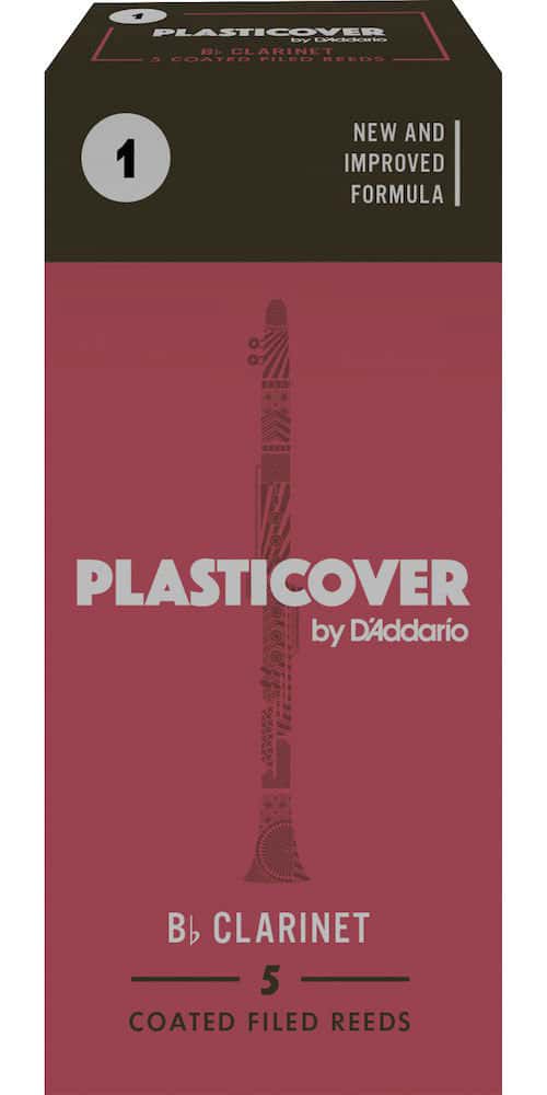 D'ADDARIO - RICO CAAS PARA CLARINETE EN SI BEMOL PLASTICOVER RESISTENCIA DE 1.0 PAQUETE DE 5