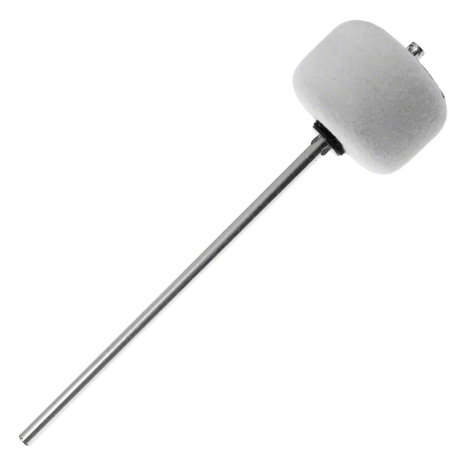 DANMAR 306 - BD BEATER - WHITE FELT - CHROME SHAFT