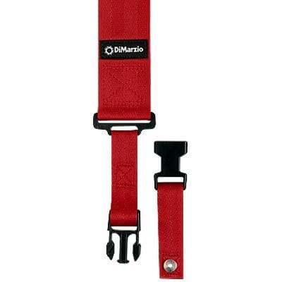 DIMARZIO DD2200-RD CLIPLOCK STRAP RED