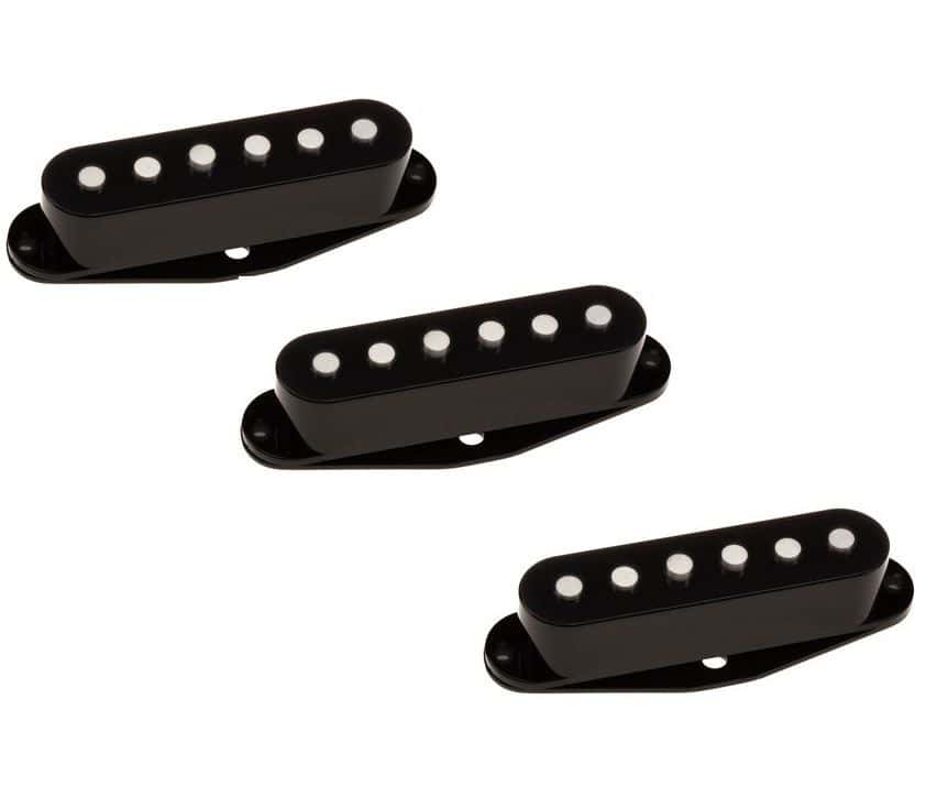 DIMARZIO DM2001-BK 3 BLACK PICKUP COVER STRAT