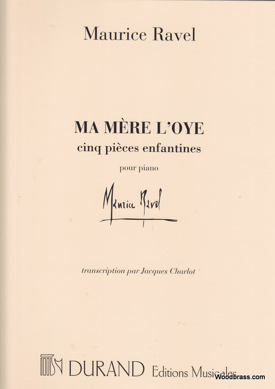 DURAND RAVEL M. - MA MERE L'OYE - PIANO