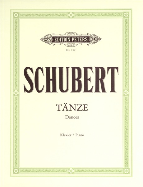 EDITION PETERS SCHUBERT FRANZ - DANCES D783 - PIANO