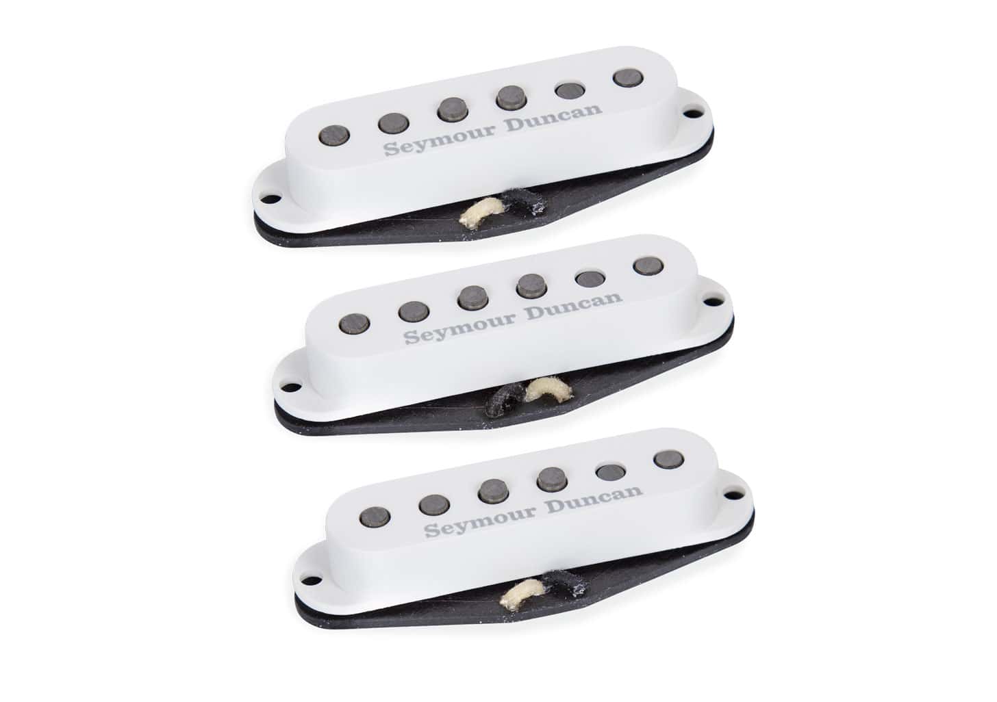 SEYMOUR DUNCAN SCOOPED STRATOCASTER KIT CAPOTS WHITE