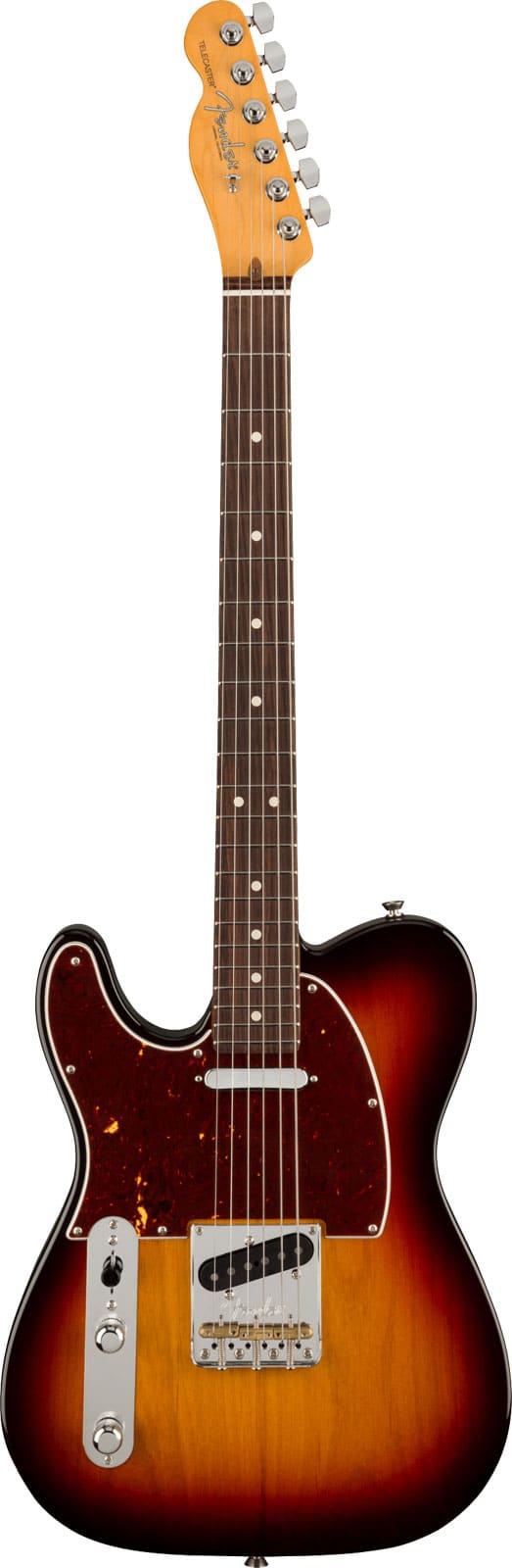 FENDER AMERICAN PROFESSIONAL II TELECASTER LH RW, 3-COLOR SUNBURST