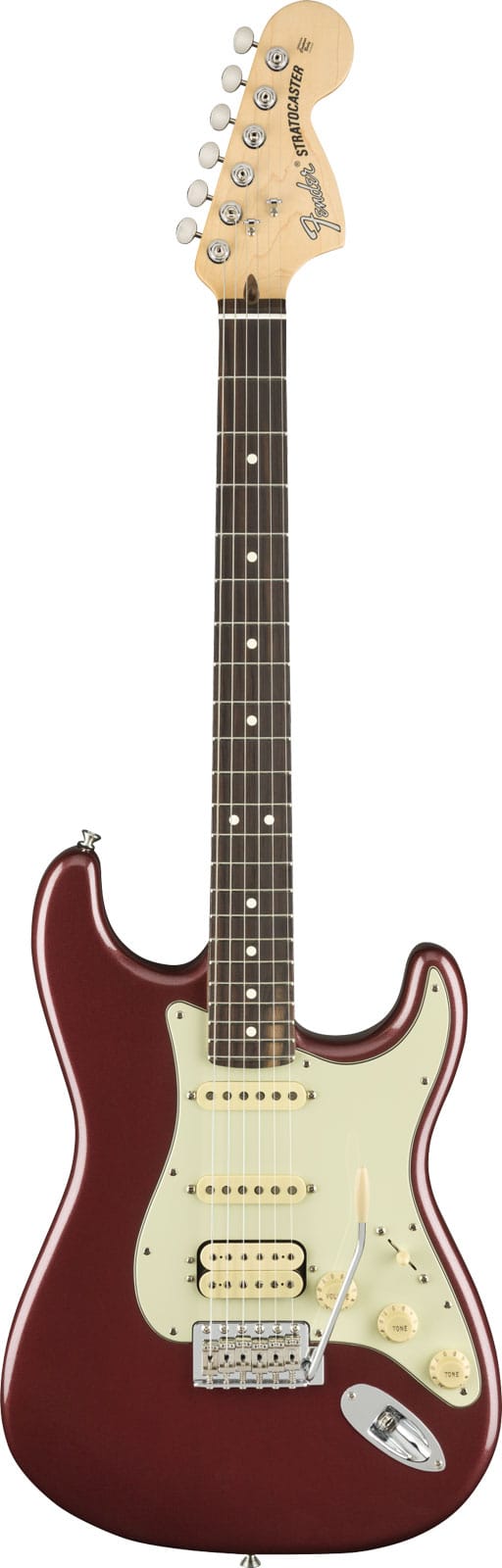 FENDER AMERICAN PERFORMER STRATOCASTER HSS RW, AUBERGINE