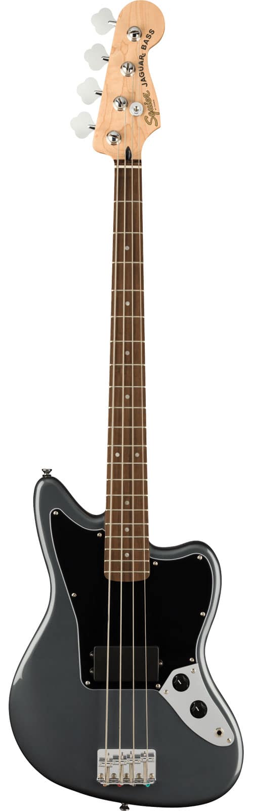 SQUIER JAGUAR BASS H LRL CHARCOAL FROST METALLIC